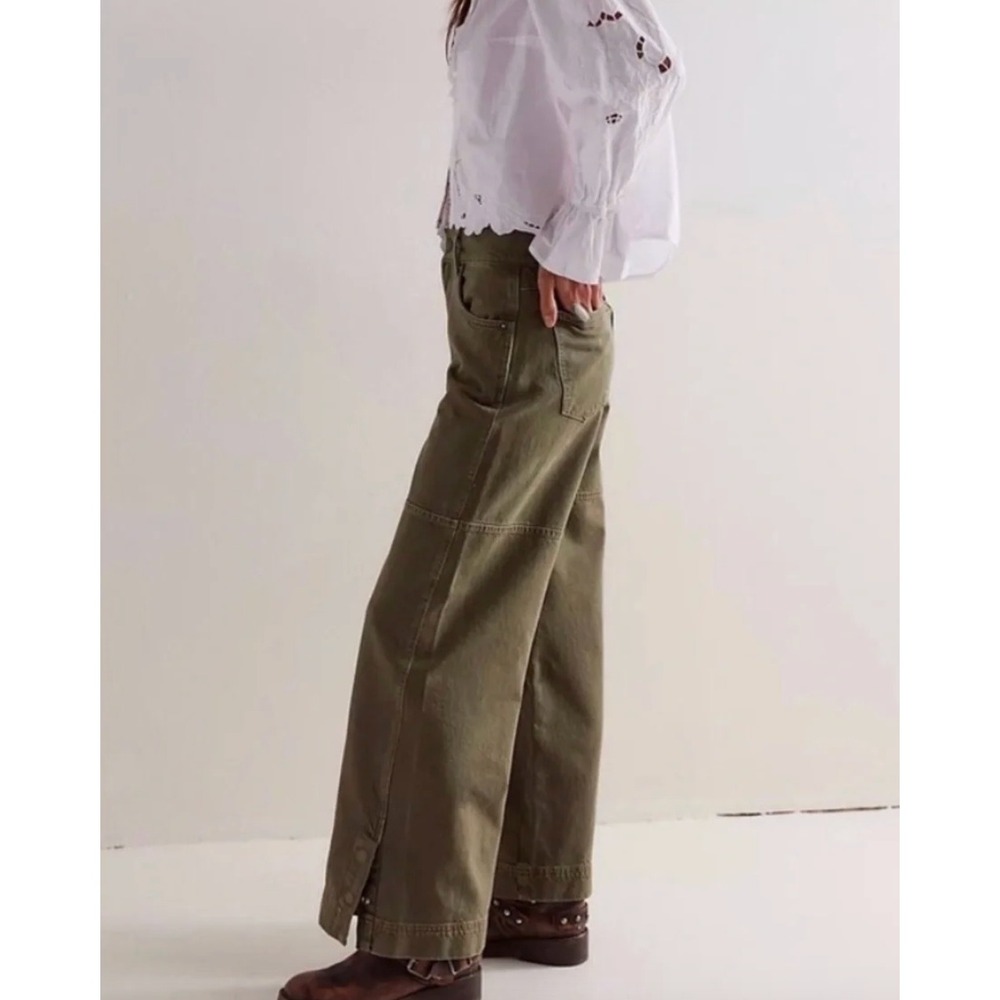 WE THE FREE x FREE PEOPLE Benji Relaxed Wide Leg Pant NWOT - Picture 4 of 15